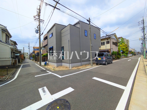接道状況および現場風景　【名古屋市北区志賀町３丁目】