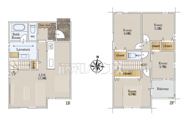 間取図　【名古屋市北区志賀町３丁目】
