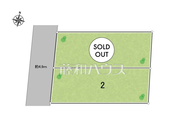 全体区画図　【福岡市西区石丸３丁目】