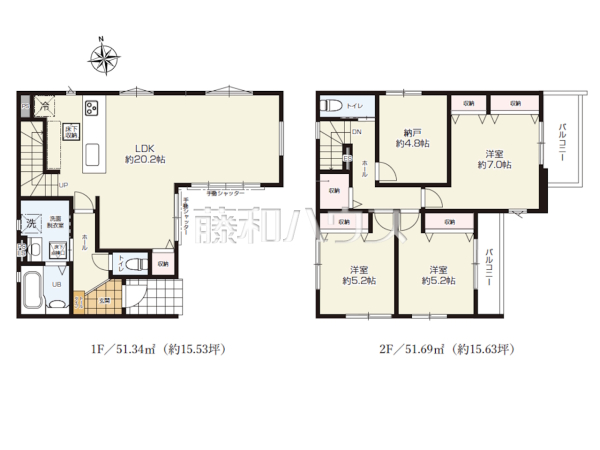 間取図　【名古屋市守山区森宮町】