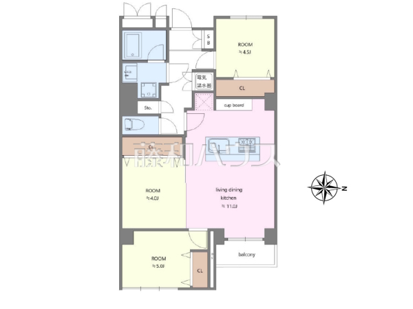 間取図　【クイーポ狛江】