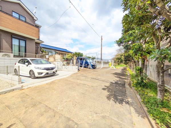 接道状況および現場風景　【和光市白子３丁目】