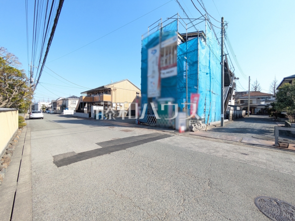 接道状況および現場風景　【八王子市東浅川町】