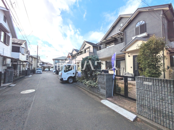 接道状況および現場風景　【東村山市恩多町１丁目】