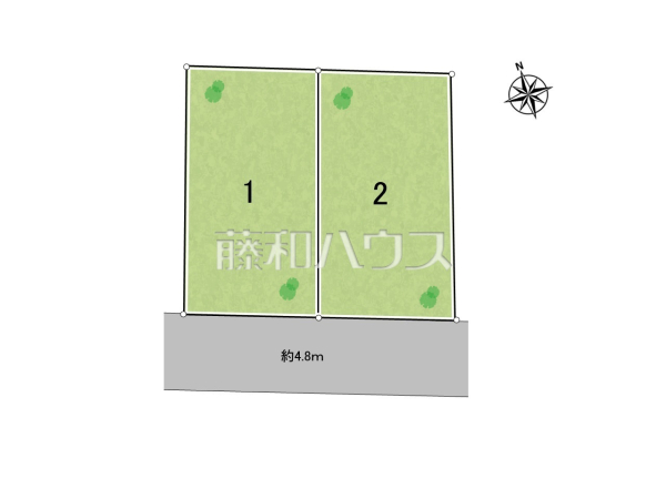 全体区画図　【福岡市東区高美台１丁目】