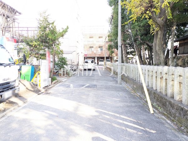 接道状況および現場風景　【名古屋市北区金城町４丁目】