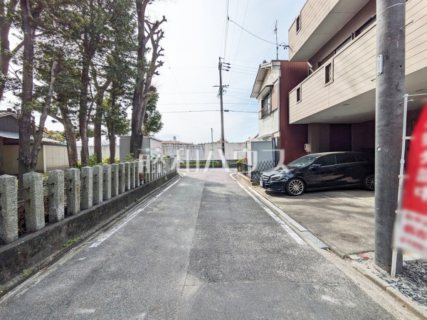 接道状況および現場風景　【名古屋市北区金城町４丁目】