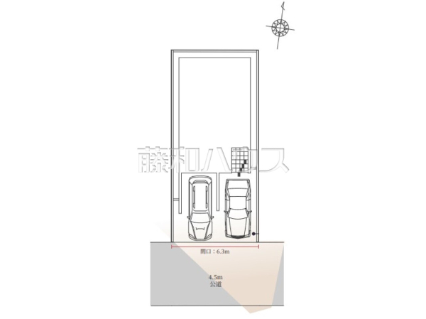 全体区画図　【名古屋市北区金城町４丁目】