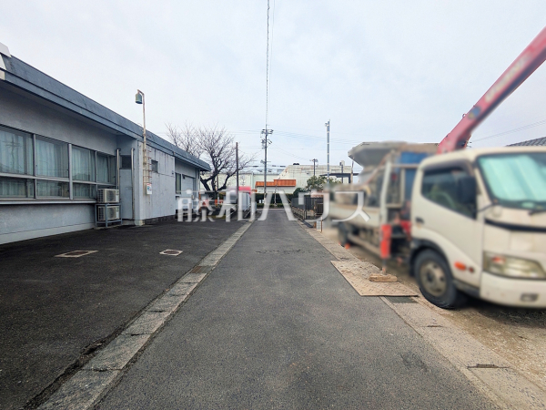 接道状況および現場風景　【小牧市郷中２丁目】
