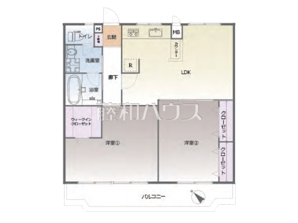 間取図　【シテイライフ井尻】