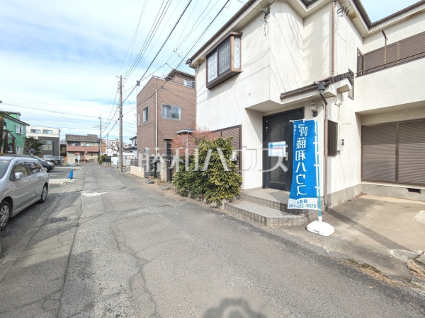 接道状況および現場風景　【富士見市関沢３丁目】