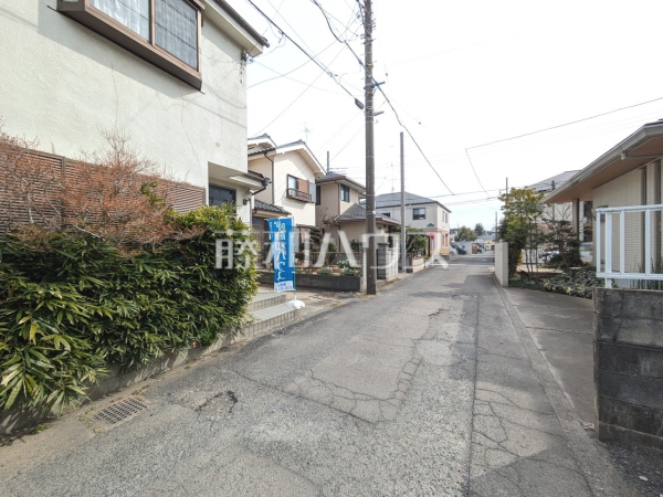 接道状況および現場風景　【富士見市関沢３丁目】