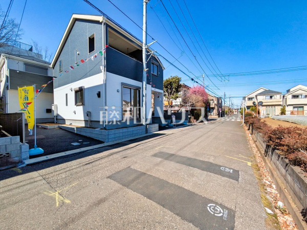 接道状況および現場風景　【東久留米市滝山２丁目】