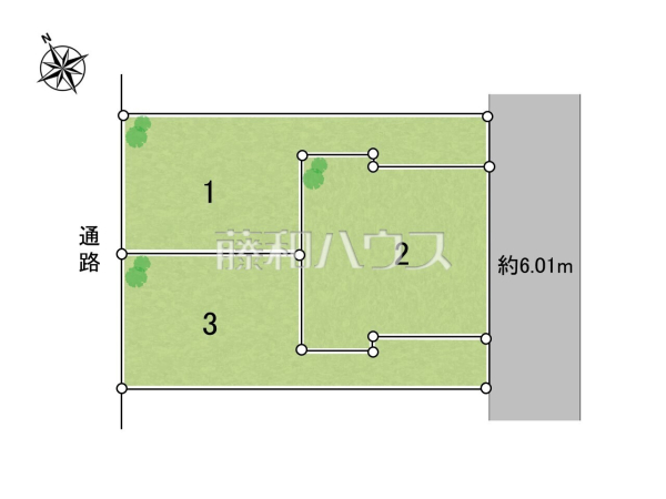 全体区画図　【東久留米市滝山２丁目】 物件の事、諸費用の事など、小さな疑問もお気軽にご連絡・ご相談下さい。 