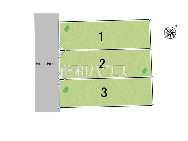 全体区画図　【福岡市西区横浜１丁目】