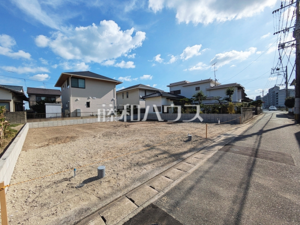接道状況および現場風景　【福岡市西区横浜１丁目】