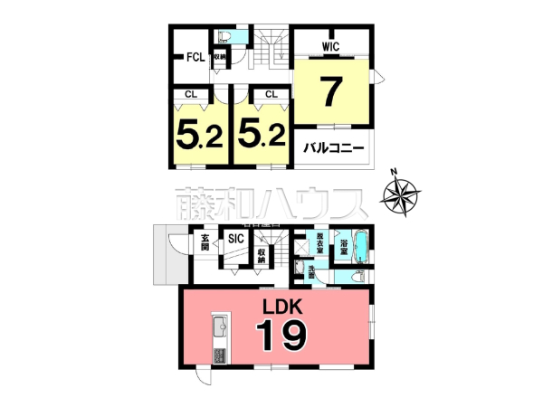 間取図　【小牧市応時４丁目】