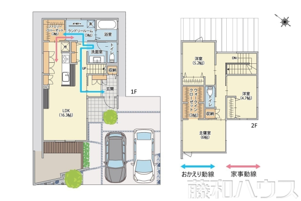 間取図　【春日井市東野町５丁目】