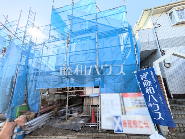 ≪1号棟　外観≫大きなソファーを置いても圧迫感がない約18帖の広々LDKプラン♪　【府中市分梅町１丁目】