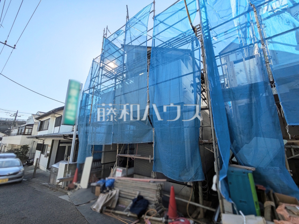 ≪2号棟　外観≫ウォークインクローゼットや備蓄倉庫など収納スペース重視の間取りです！【府中市分梅町１丁目】