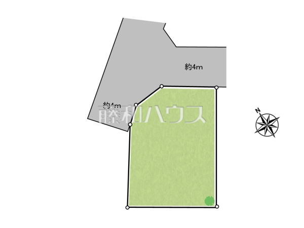 全体区画図　【立川市一番町１丁目】