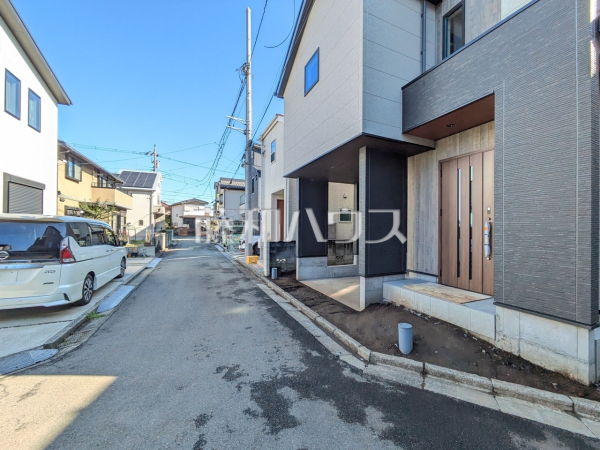 接道状況および現場風景　【立川市一番町１丁目】