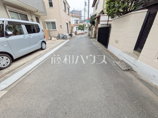 接道状況および現場風景　【練馬区高野台３丁目】