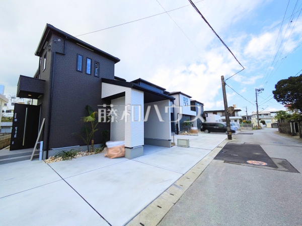 接道状況および現場風景　【与那原町字上与那原】