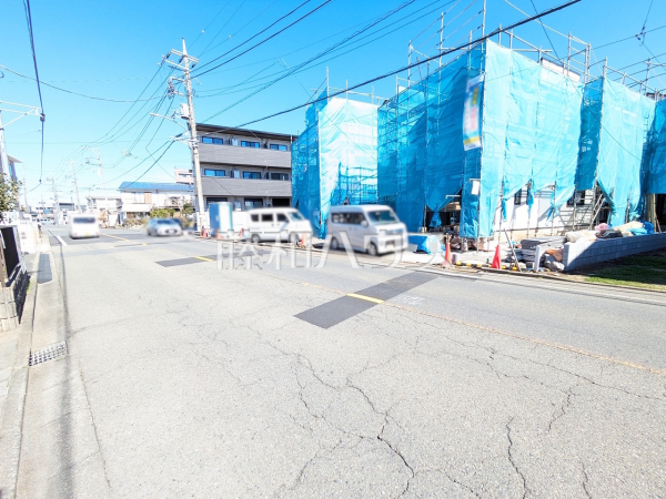 接道状況および現場風景　【八王子市北野町】