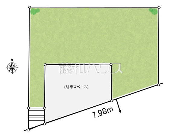 全体区画図　【小牧市大字本庄】