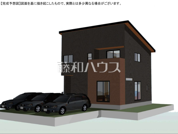 1号棟　完成予想図（外観）　【小牧市藤島町出口】