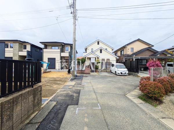 接道状況および現場風景　【福岡市東区三苫１丁目】