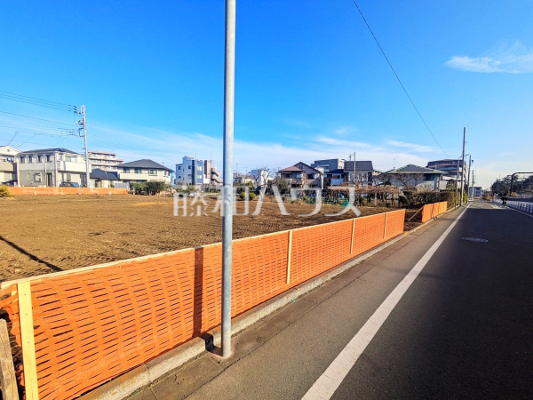 接道状況および現場風景　【調布市国領町２丁目】