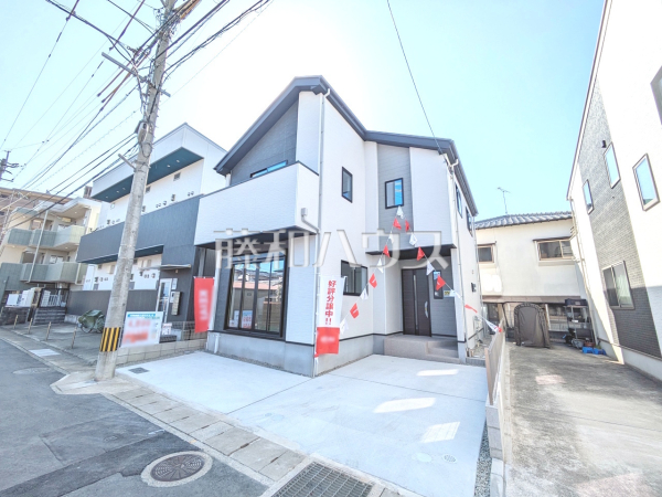 接道状況および現場風景　【福岡市東区香椎駅東１丁目】