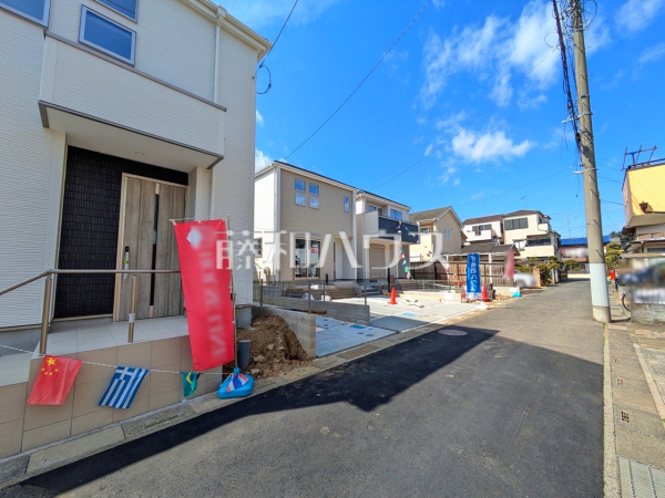 接道状況および現場風景　【富士見市水谷東１丁目】