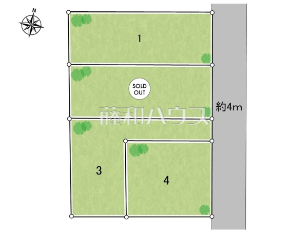 全体区画図　【富士見市水谷東１丁目】
