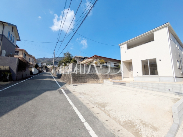 接道状況および現場風景　【福岡市西区野方５丁目】