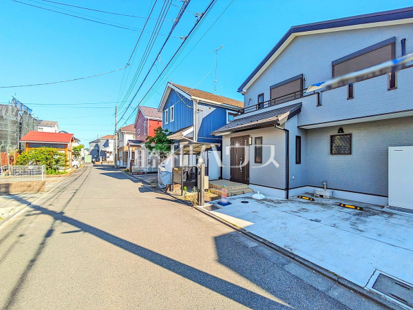 接道状況および現場風景　【昭島市大神町４丁目】