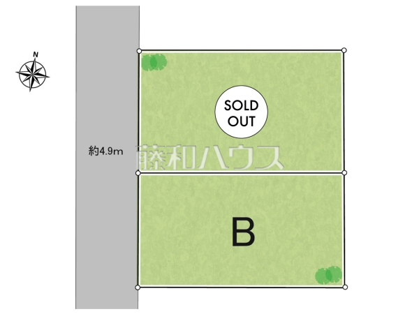 全体区画図　【新座市西堀２丁目】