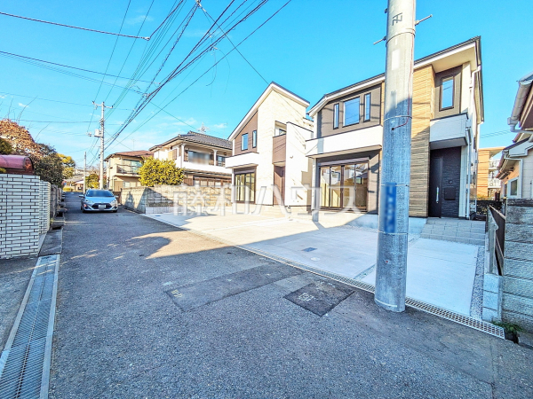 接道状況および現場風景　【八王子市富士見町】