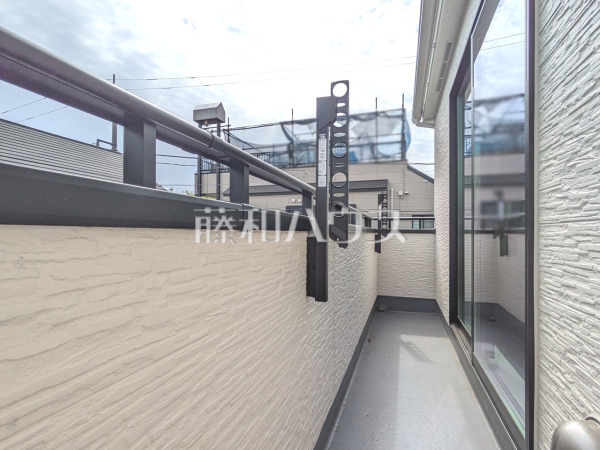 B号棟　バルコニー　【昭島市美堀町２丁目】