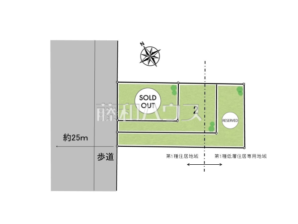 全体区画図　【武蔵野市八幡町１丁目】 見学はしたいけど、なかなか時間が取れない・・・そんな方に出勤前や仕事終わりにマイホームを見学できるサポートをいたします。 
