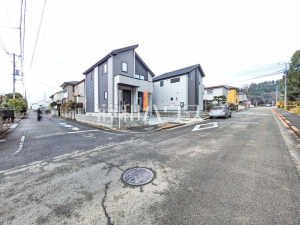 接道状況および現場風景　【八王子市鹿島】