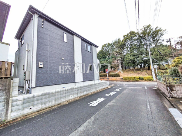 接道状況および現場風景　【八王子市鹿島】