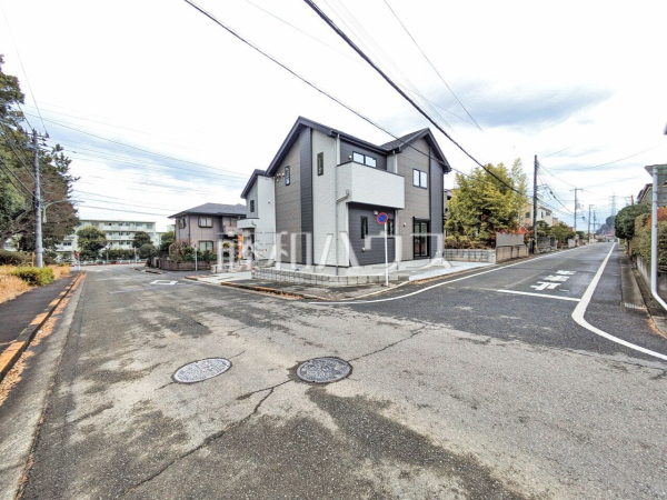 接道状況および現場風景　【八王子市鹿島】