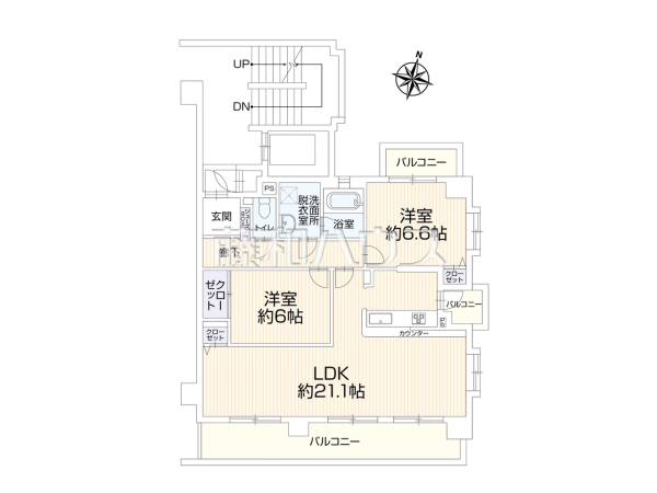 間取図　【グローリアス春日井六軒屋町】