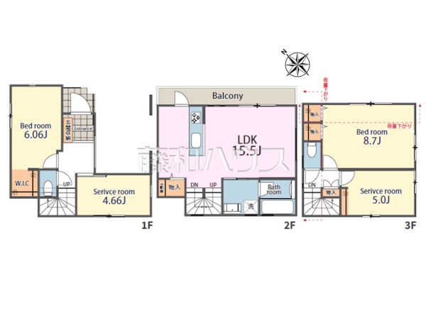 間取図　【練馬区貫井５丁目】