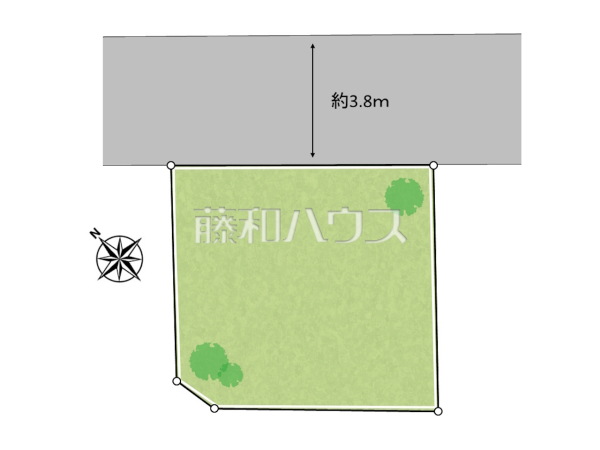 区画図　【練馬区貫井５丁目】