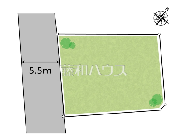 区画図　【八王子市東浅川町】