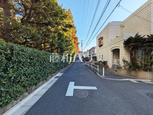 接道状況および現場風景　【世田谷区祖師谷３丁目】